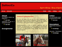 Tablet Screenshot of davincico.dk